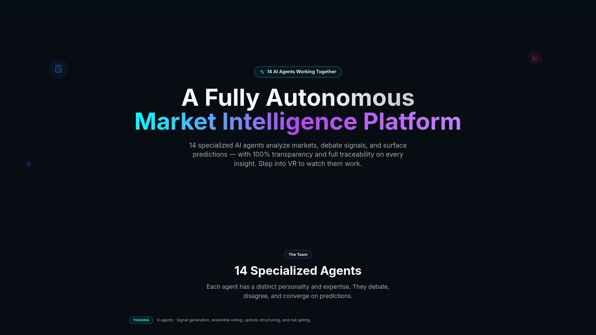 CallOrPut landing page
